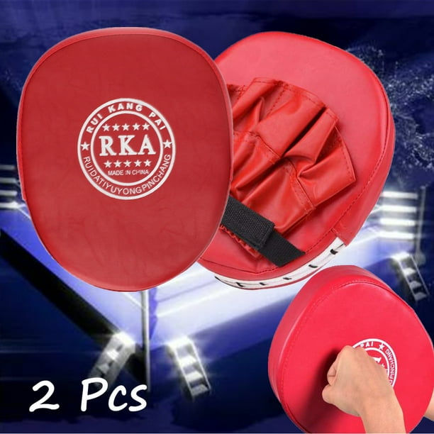 Training Boxing Mitts Target Focus Punch Pad Glove Karate Muay Protect 2PCS